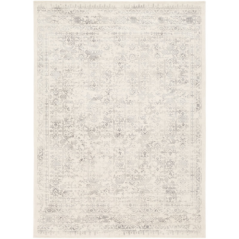 Laurel Foundry Modern Farmhouse DeSoto Oriental Cream/Gray Area Rug